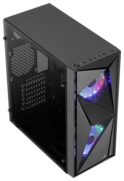 Картинка Компьютерный корпус AEROCOOL Glider Cosmo-G-BK-v1