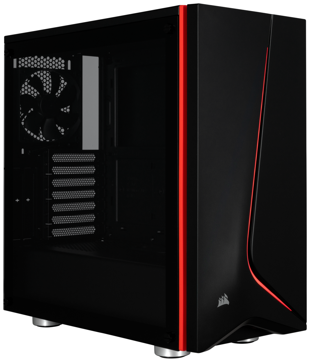 Купить Компьютерный корпус CORSAIR Carbide Spec 06 (без БП) black/red