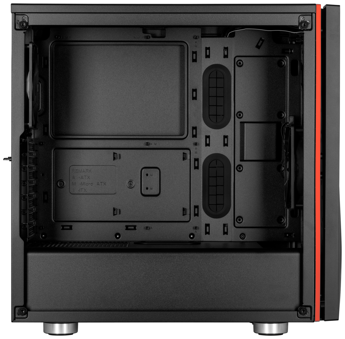 Компьютерный корпус CORSAIR Carbide Spec 06 (без БП) black/red Казахстан