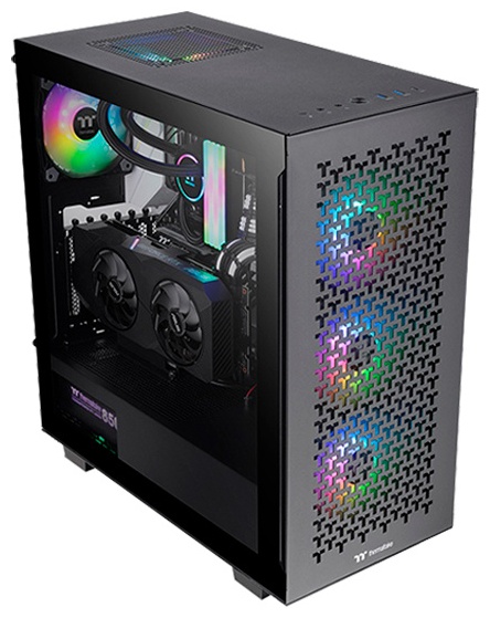 Фото Компьютерный корпус THERMALTAKE V350 TG ARGB AIR CA-1S3-00M1WN-03 (без БП) Black