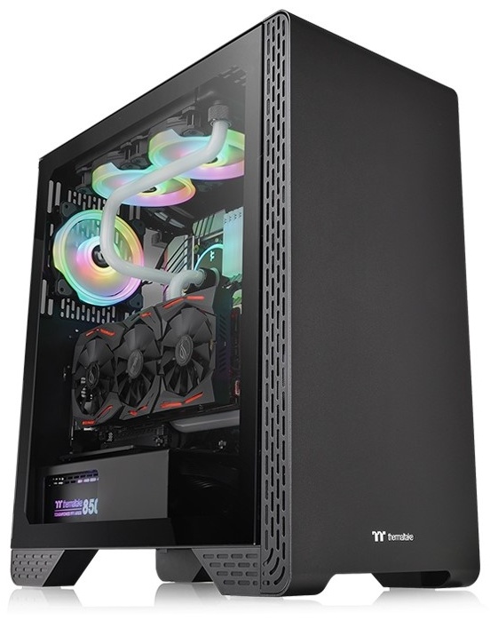 Компьютерный корпус THERMALTAKE S300 TG CA-1P5-00M1WN-00 Black (без БП) Black