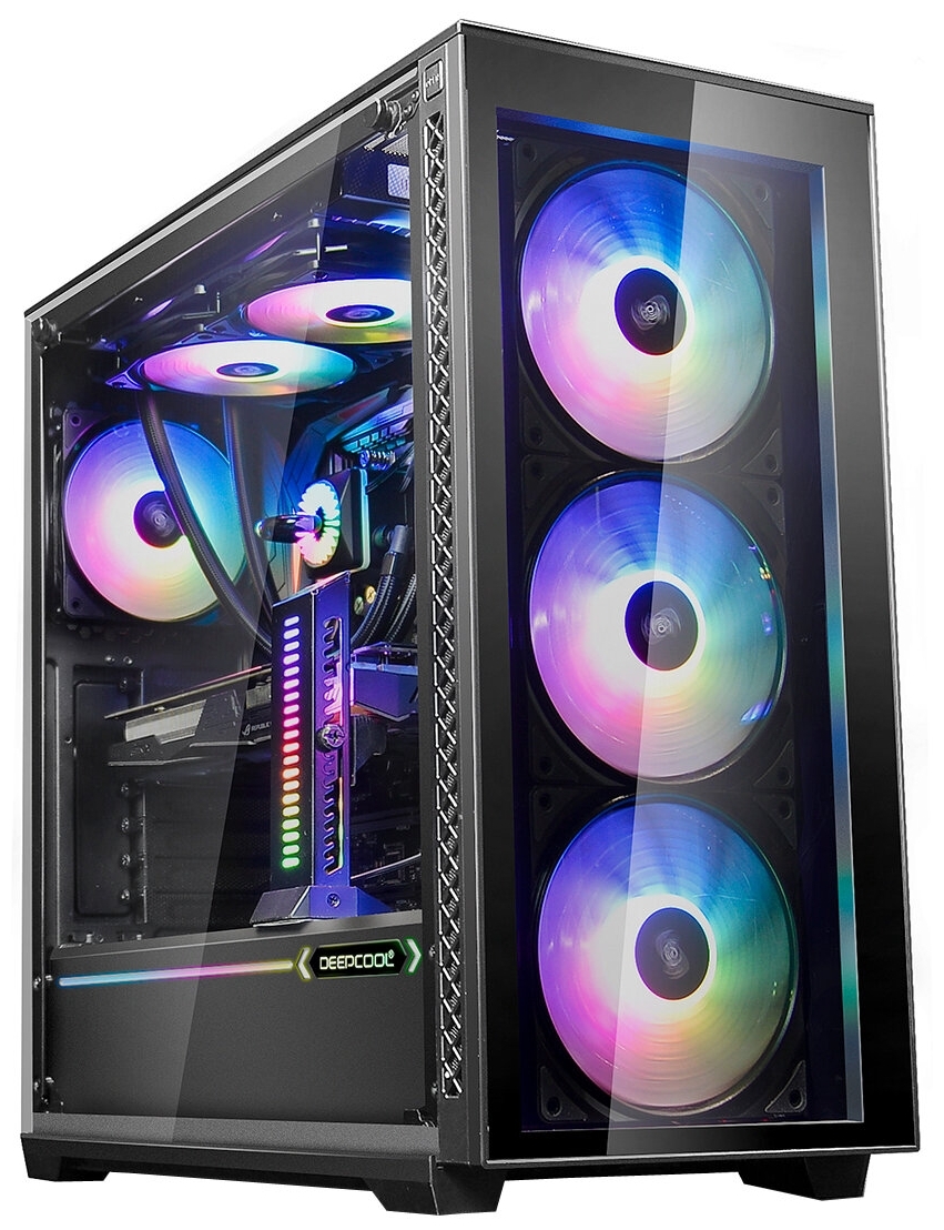 Компьютерный корпус DEEPCOOL MATREXX 70 ADD-RGB 3F DP-ATX-MATREXX70-BKG0P-3F