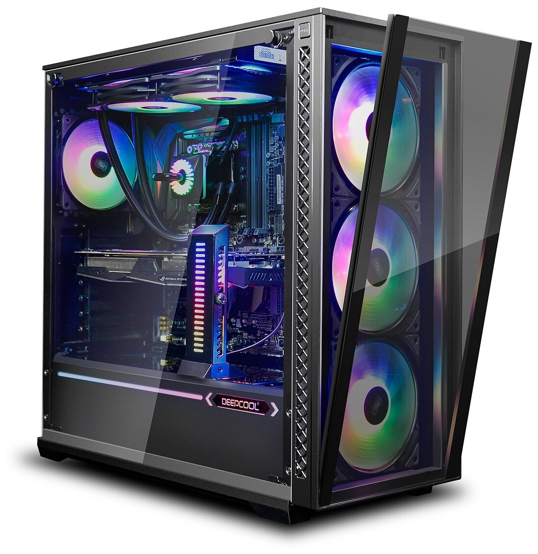 Компьютерный корпус DEEPCOOL MATREXX 70 ADD-RGB 3F DP-ATX-MATREXX70-BKG0P-3F Казахстан