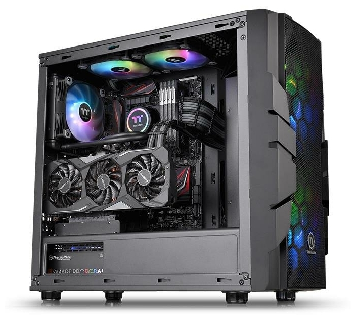 Компьютерный корпус THERMALTAKE Commander C33 TG ARGB CA-1N4-00M1WN-00 Казахстан