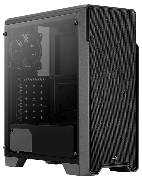 Фото Компьютерный корпус Aerocool Ore Saturn V1 Tempered Glass (без БП) black