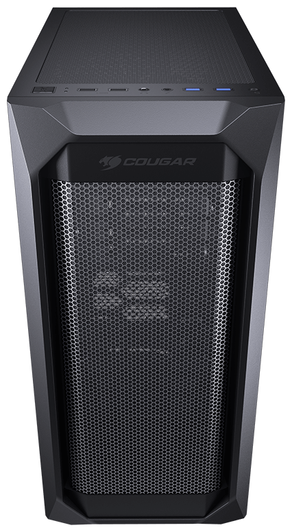 Картинка Компьютерный корпус COUGAR MX410 Mesh-G (без БП) black