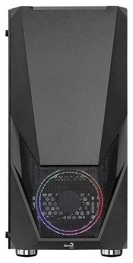 Картинка Компьютерный корпус AeroCool Flo-G-Bk-v1 (без БП) black