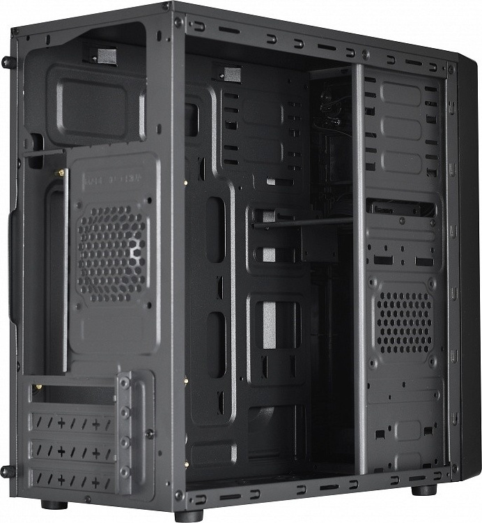 Фото Компьютерный корпус CROWN CMC-4210 black mATX (CM-PS4500W Office)