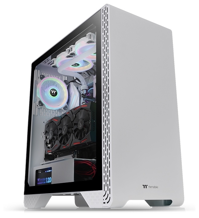 Компьютерный корпус THERMALTAKE S300 TG Snow CA-1P5-00M6WN-00 White (без БП) white