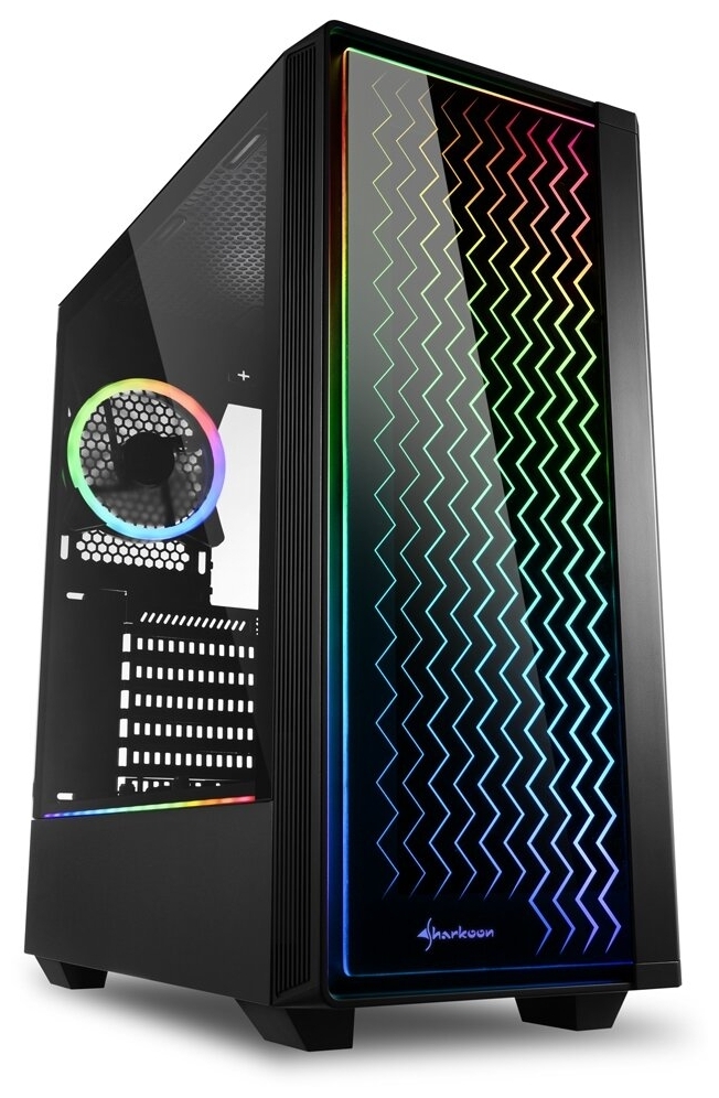 Компьютерный корпус SHARKOON RGB LIT 200 (без БП) Black