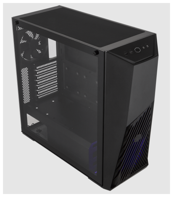 Фотография Компьютерный корпус midi tower CoolerMaster Masterbox K501L RGB MCB-K501L-KGNN-SR1 (без БП) Black