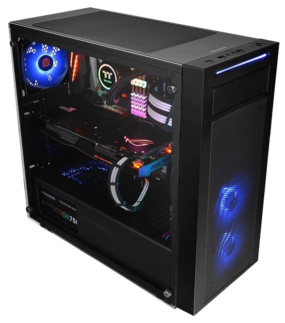 Купить Компьютерный корпус THERMALTAKE Versa J22 TG RGB CA-1L5-00M1WN-01