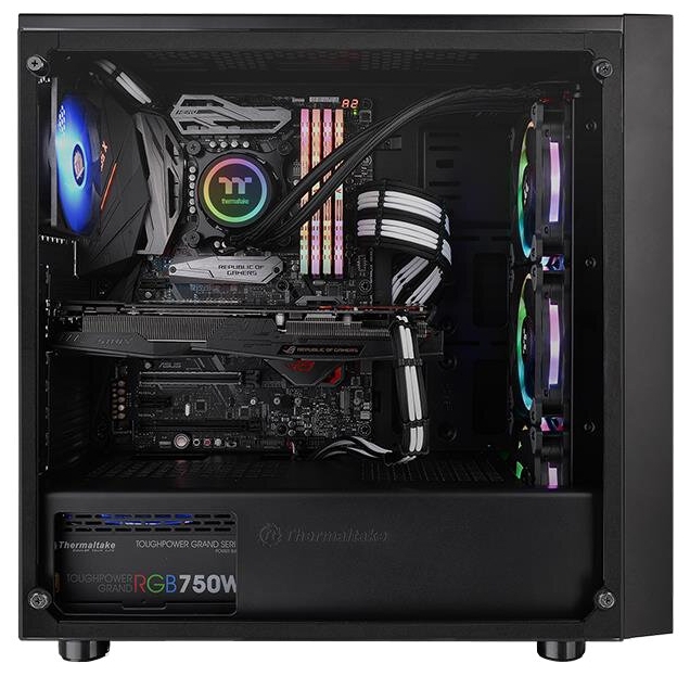 Компьютерный корпус THERMALTAKE Versa J22 TG RGB CA-1L5-00M1WN-01 заказать