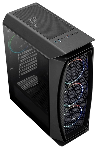 Фотография Компьютерный корпус midi tower AeroCool Aero One Eclipse (без БП) Black