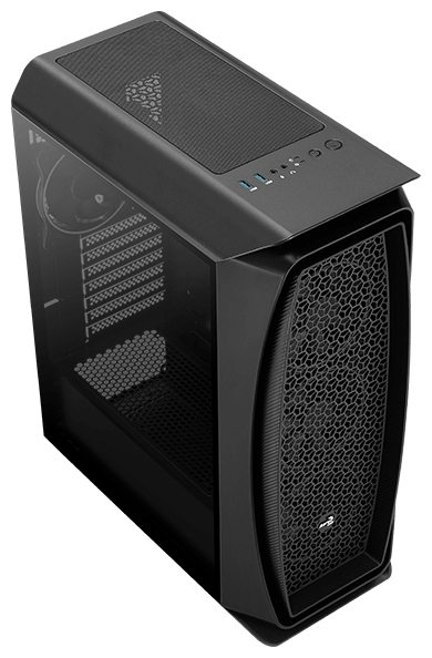 Картинка Компьютерный корпус midi tower AeroCool Aero One Eclipse (без БП) Black