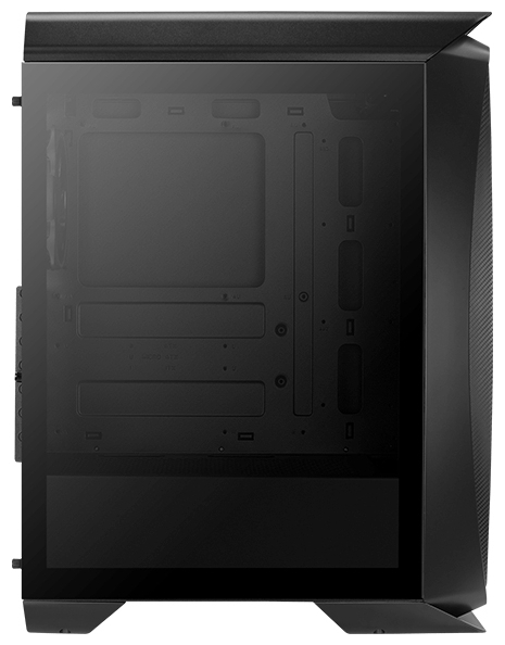 Компьютерный корпус midi tower AeroCool Aero One Eclipse (без БП) Black Казахстан