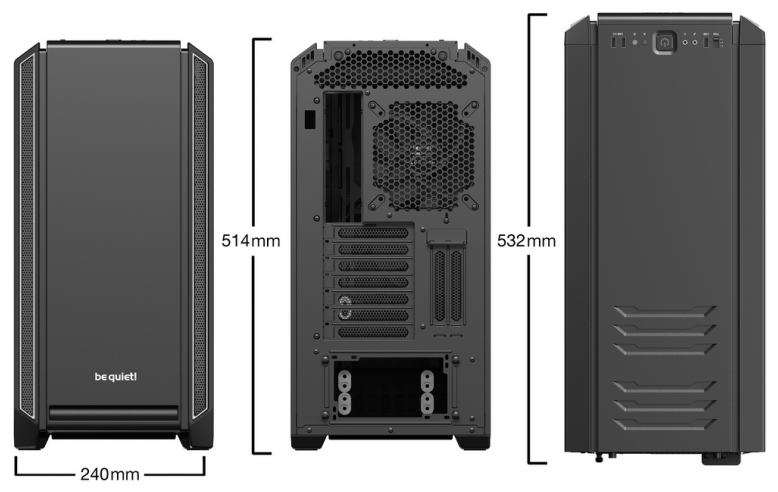 Компьютерный корпус Bequiet! Silent Base 601 Silver BG027 Казахстан