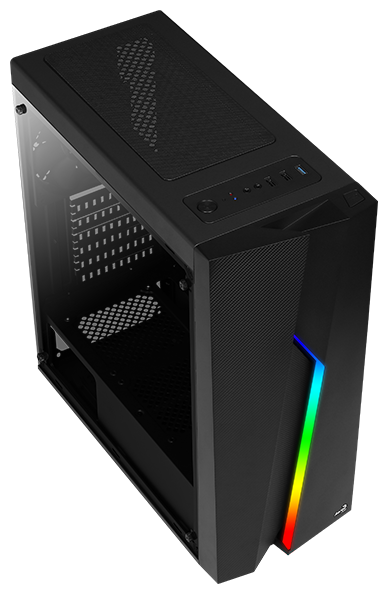 Фотография Компьютерный корпус AeroCool Bolt RGB акриловое окно (без БП) black