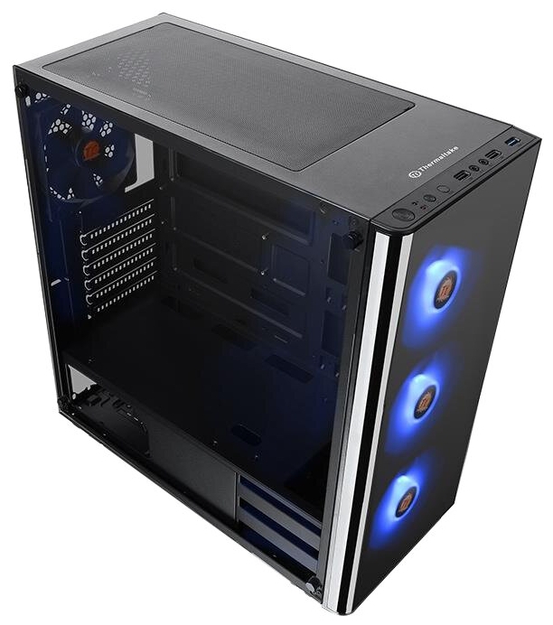 Фото Компьютерный корпус THERMALTAKE V200 TG RGB CA-1K8-00M1WN-01