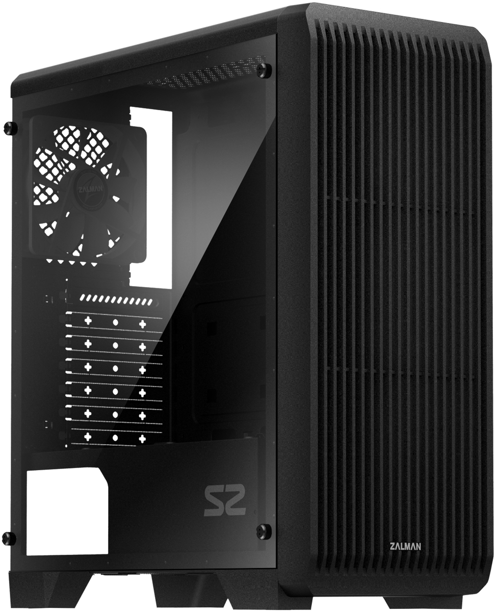 Фото Компьютерный корпус midi tower ZALMAN S2 (без БП) Black