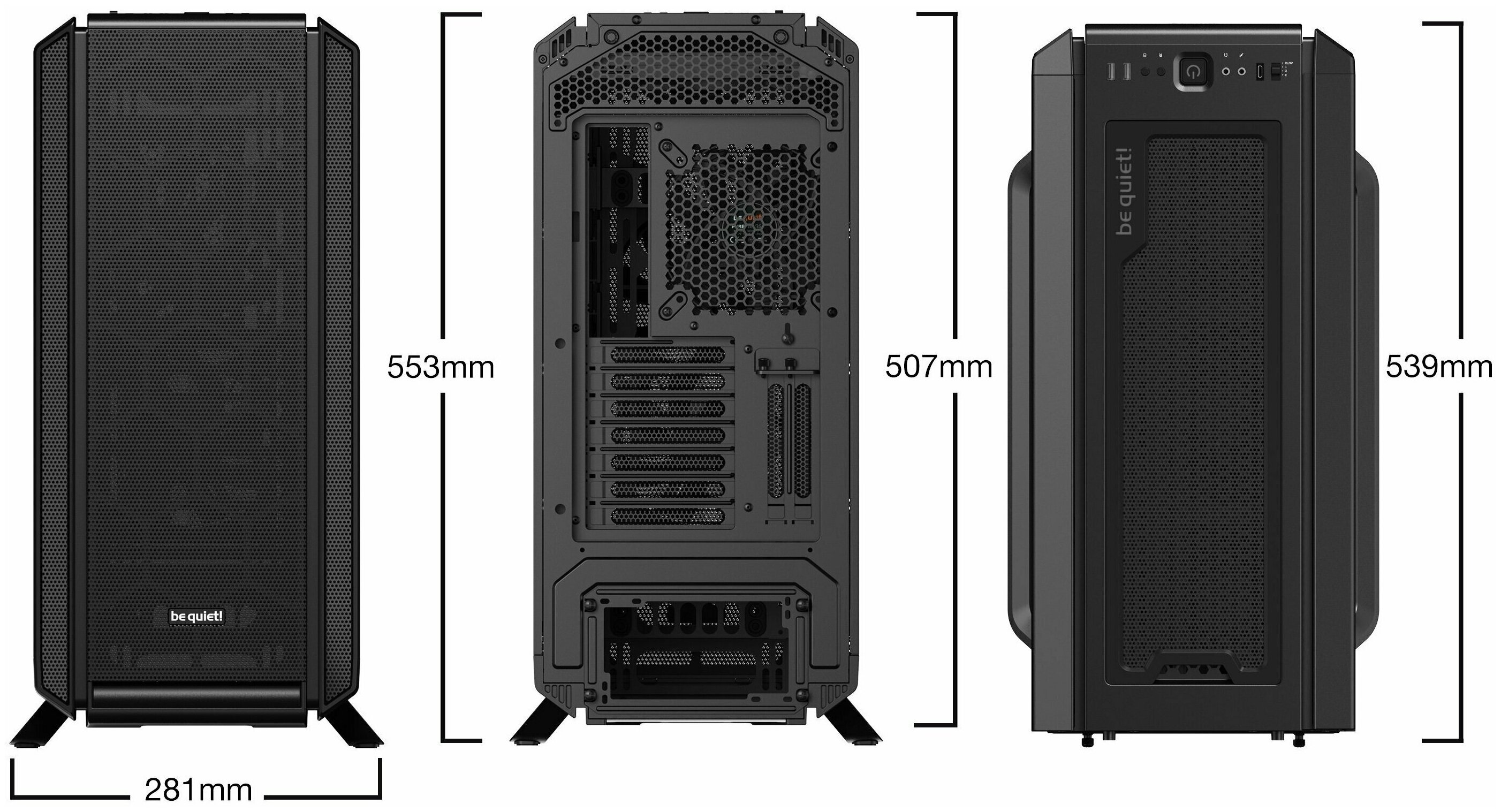 Компьютерный корпус Bequiet! Silent Base 802 BGW39 (без БП) Black Казахстан