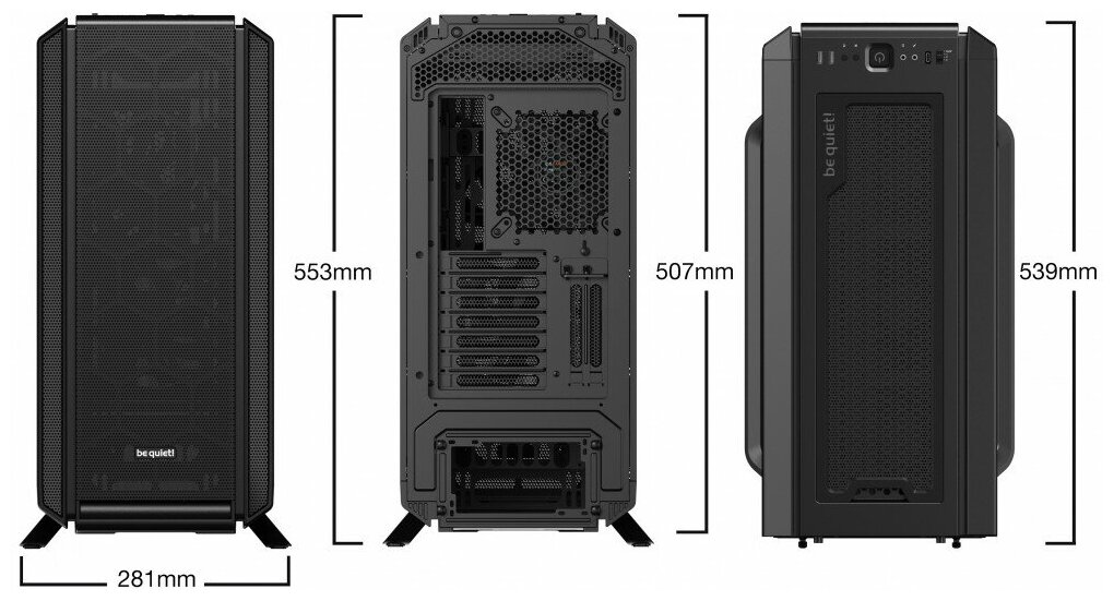 Компьютерный корпус Bequiet! Silent Base 802 BGW39 (без БП) Black Казахстан