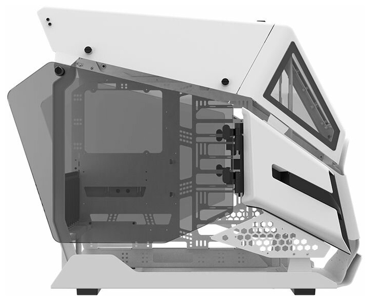 Картинка Компьютерный корпус THERMALTAKE Core P6 TG Snow без Б/П (CA-1V2-00M6WN-00)