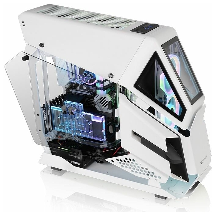 Цена Компьютерный корпус THERMALTAKE Core P6 TG Snow без Б/П (CA-1V2-00M6WN-00)