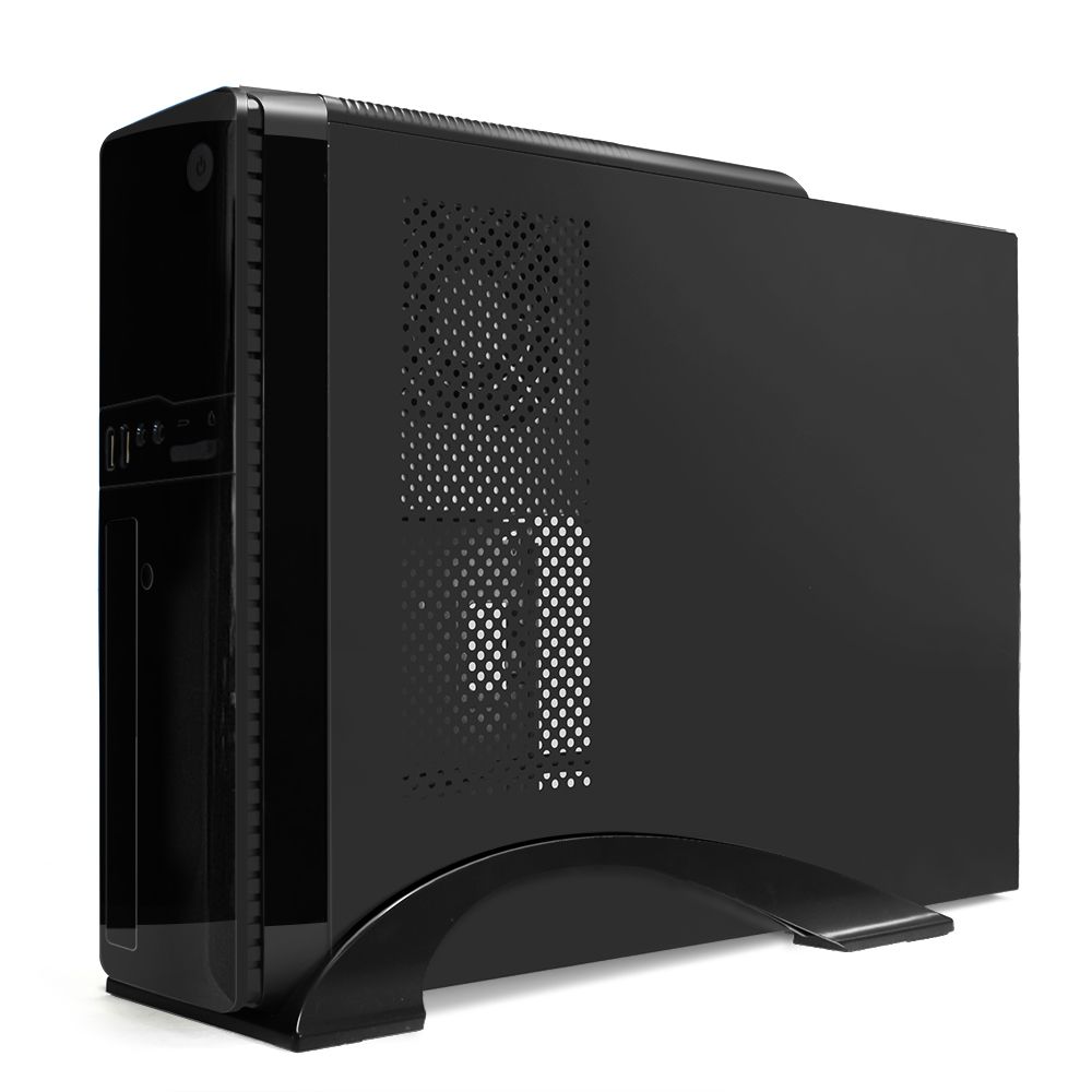 Фото Компьютерный корпус CROWN CM 1907-3 Black ITX (см-PS300)