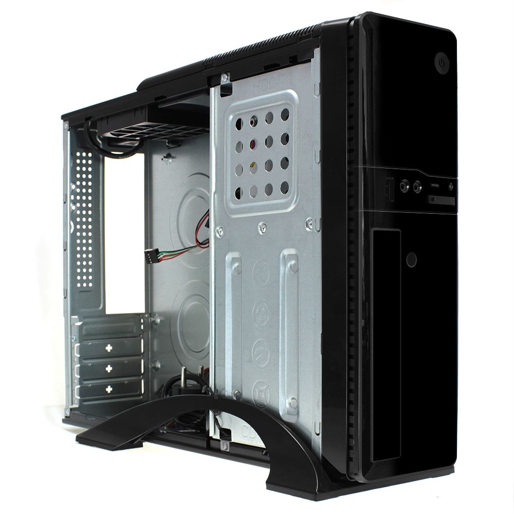 Фотография Компьютерный корпус CROWN CM 1907-3 Black ITX (см-PS300)