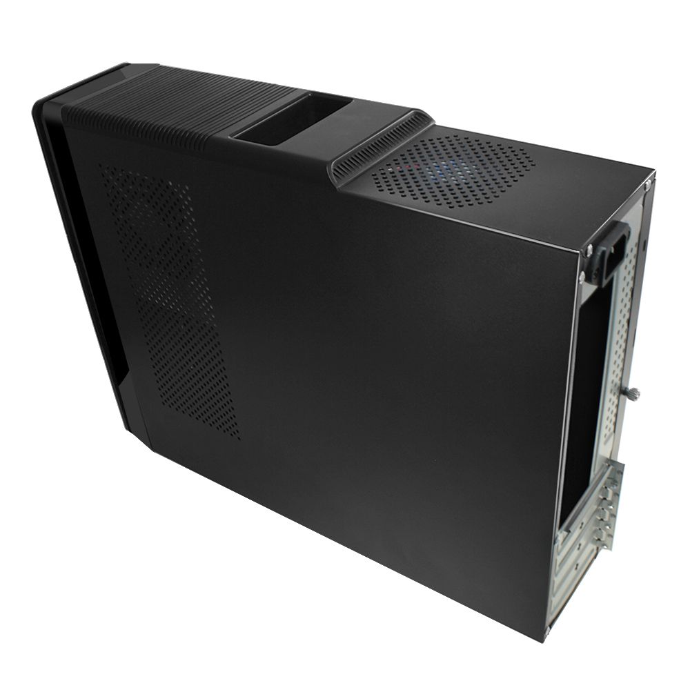 Картинка Компьютерный корпус CROWN CM 1907-3 Black ITX (см-PS300)