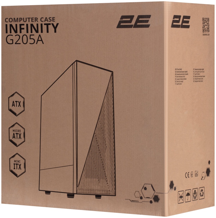 Цена Компьютерный корпус 2E GAMING INFINITY G205A