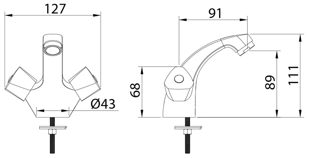 Фотография Смеситель MILARDO TRISB01M01