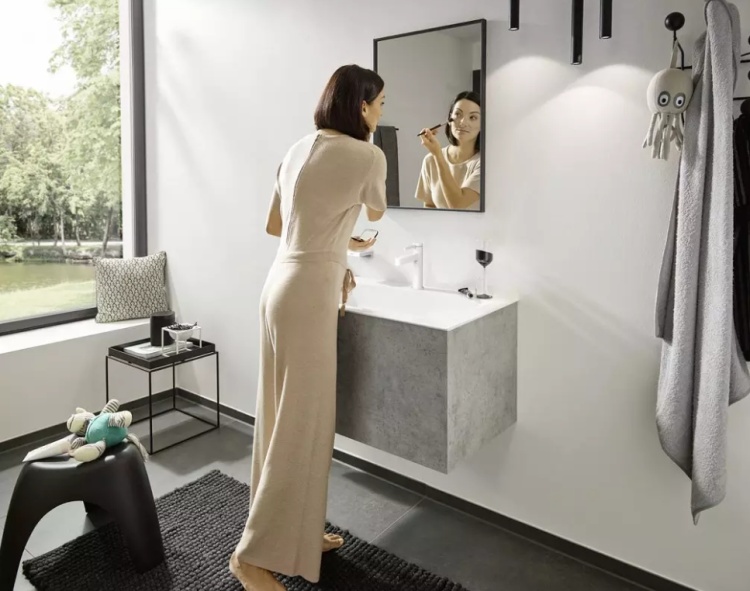 Фотография Смеситель HANSGROHE Finoris белый (76020700)