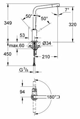 Фото Смеситель GROHE Atrio 32136001