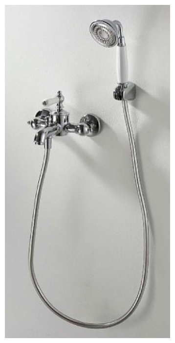 Фотография BRAVAT F675109С-В BRAVAT ART смеситель для ванны с душем, хром (к/к 4)