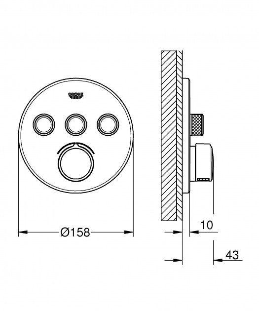 Фотография Смеситель GROHE SmartControl 29146000