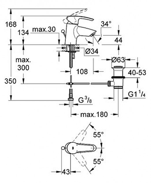 Фото Смеситель GROHE Eurostyle 33552001