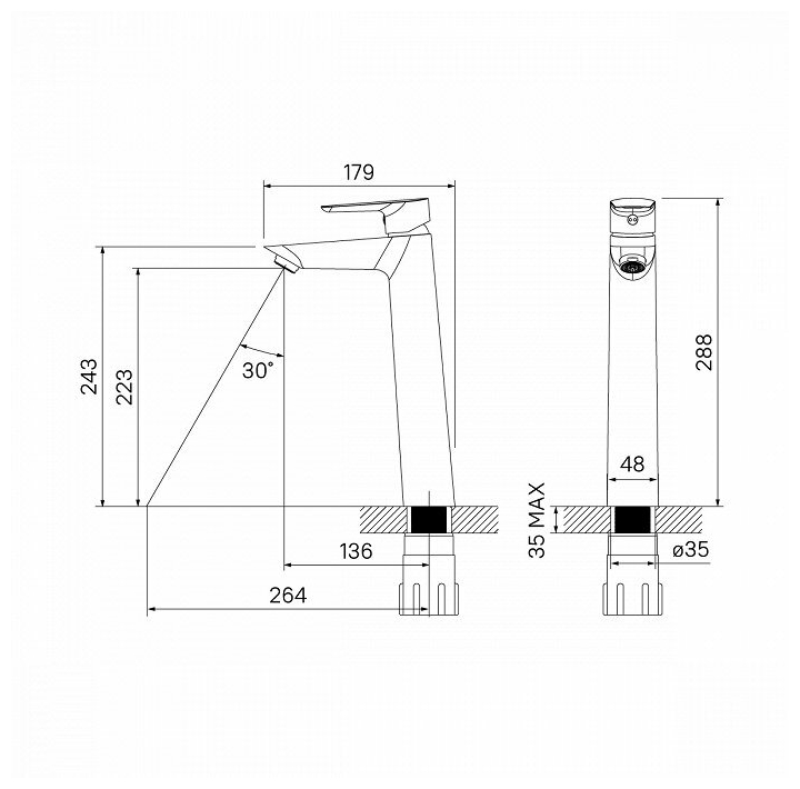 Фотография Смеситель IDDIS Cloud CLOSB01i01