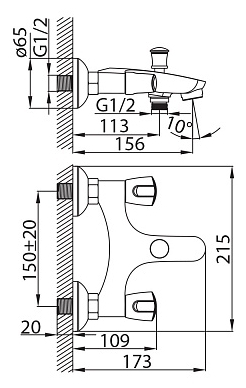 Смеситель MILARDO CORSB00M02 заказать