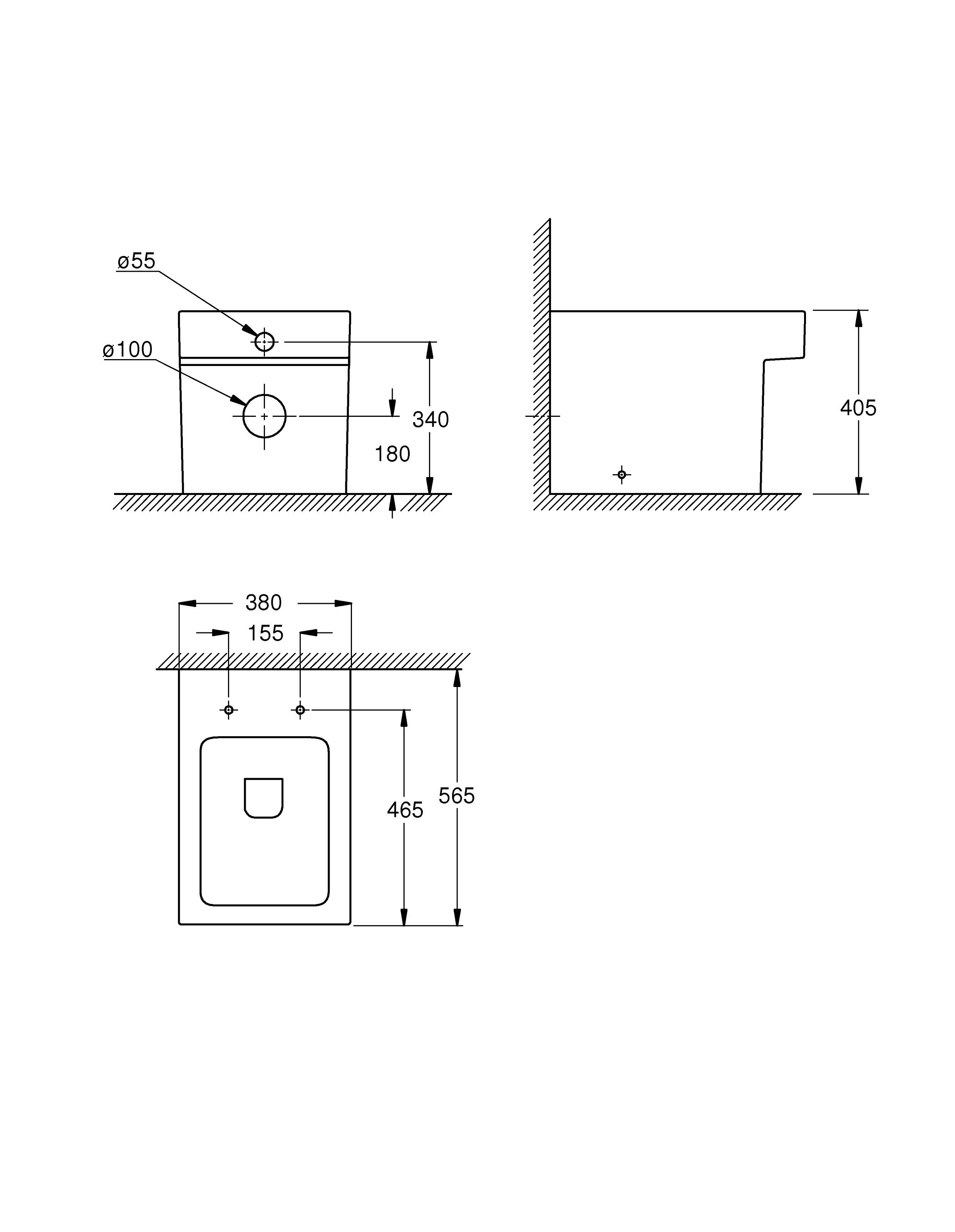 Фото Унитаз GROHE Cube Ceramic 3948500H