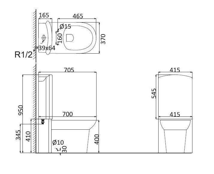 Фотография Унитаз CREO HDC309P