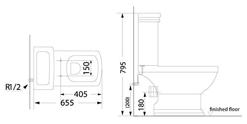 Фото Унитаз CREO HDC300P