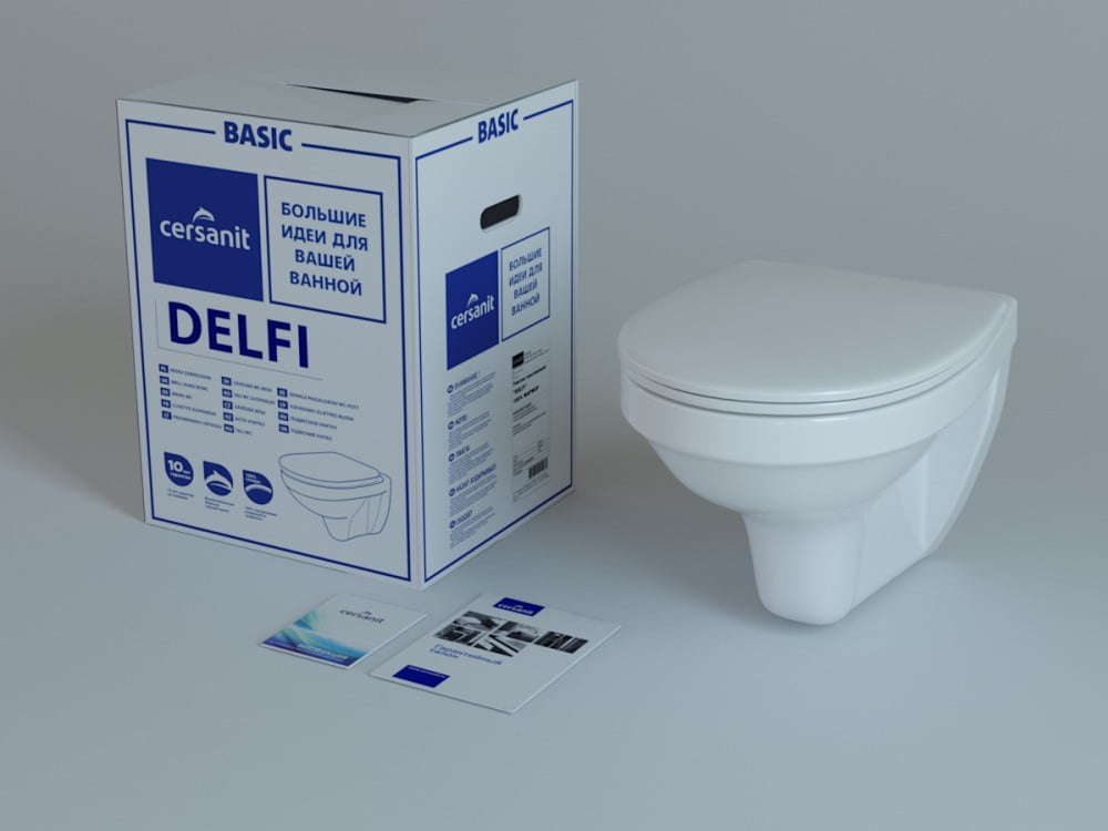 Фотография Унитаз CERSANIT DELFI MZ-DELFI