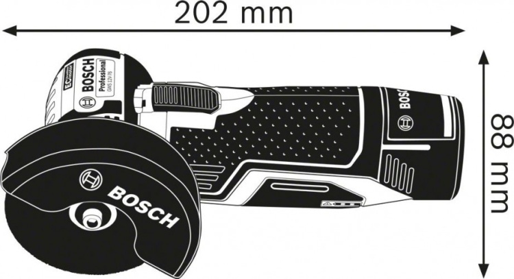 Фото Шлифмашина BOSCH GWS 12V-76 (0615990M3E)