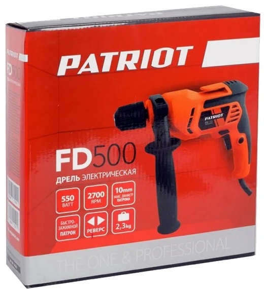 Дрель PATRIOT FD 500 заказать