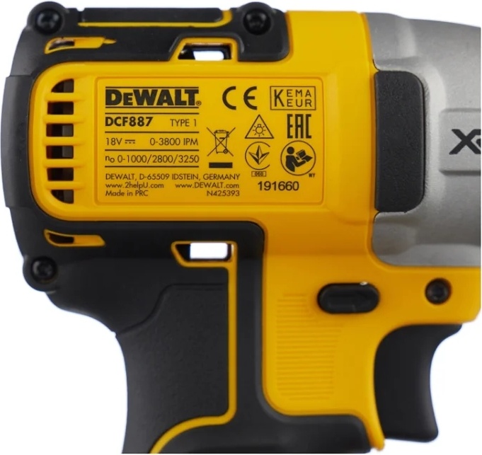 Картинка Шуруповерт DeWALT DCF887N-XJ