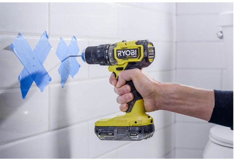 Фотография Дрель-шуруповер RYOBI RPD18C-0 5133004981