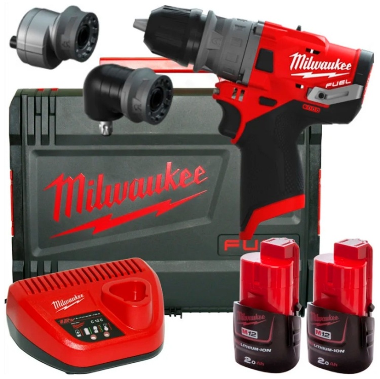 Цена Шуруповерт MILWAUKE M12 FPDXKIT-202X FUEL (4933464138)