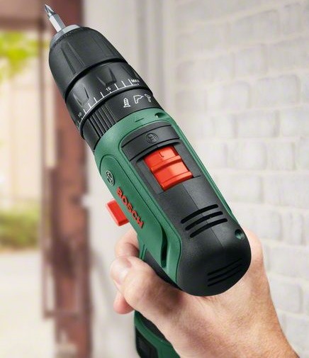 Купить Дрель BOSCH EasyImpact 1200 (2 акк.) с набором сверл и бит (06039D3105)